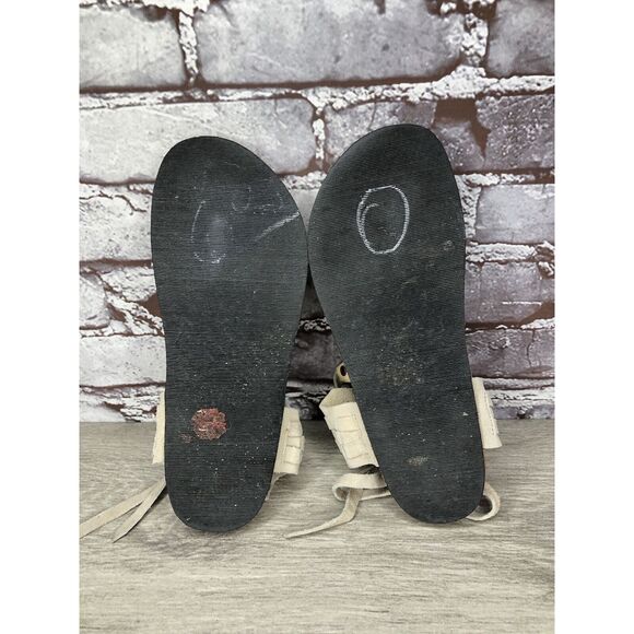 Free People Grey Suede Leather Collins Thong Chain Strappy Sandals Women 37EU/6M - Picture 14 of 16